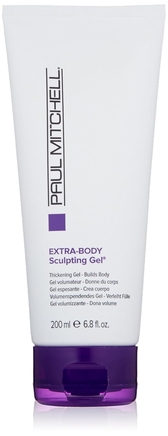Paul Mitchell Extra-Body Sculpting Gel, Thickens + Builds Body, For Fine Hair