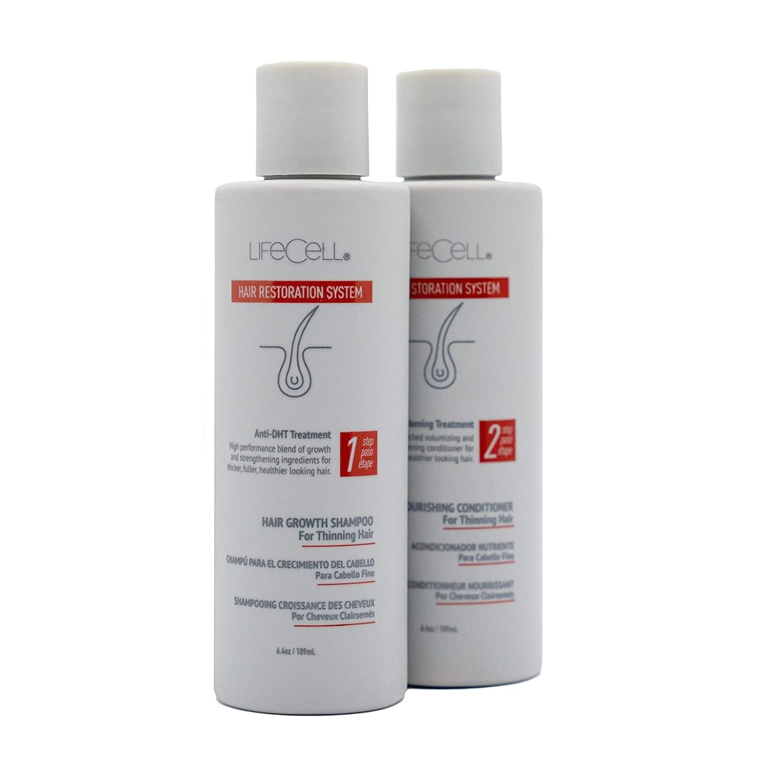 LifeCell Hair Restoration System (Shampoo + Conditioner Only)