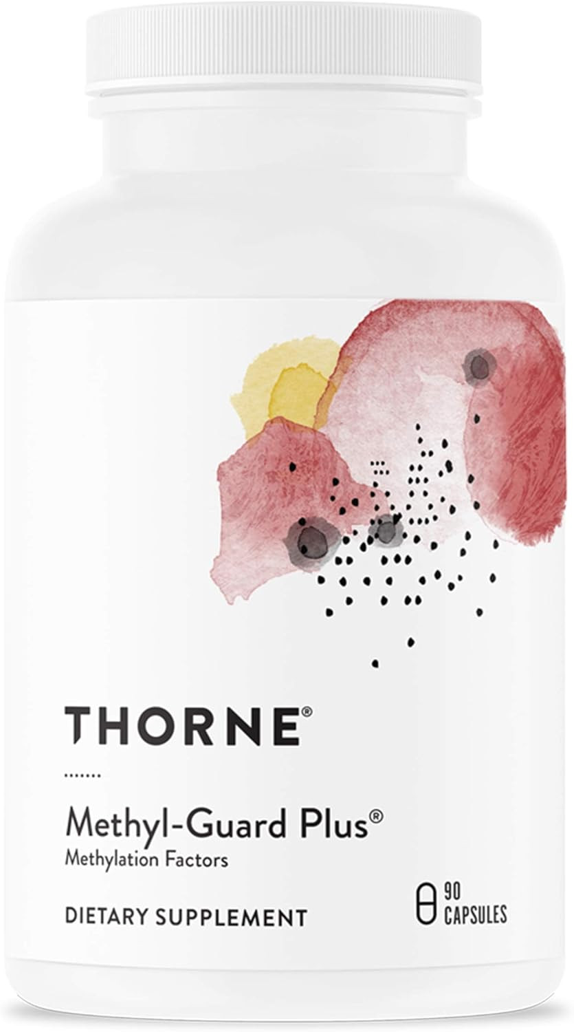 THORNE Methyl-Guard Plus - Active folate (5-MTHF) with Vitamins B2, B6, and B12 - Supports methylation and Healthy Level of homocysteine - Gluten-Free, Dairy-Free, Soy-Free - 90 Capsules