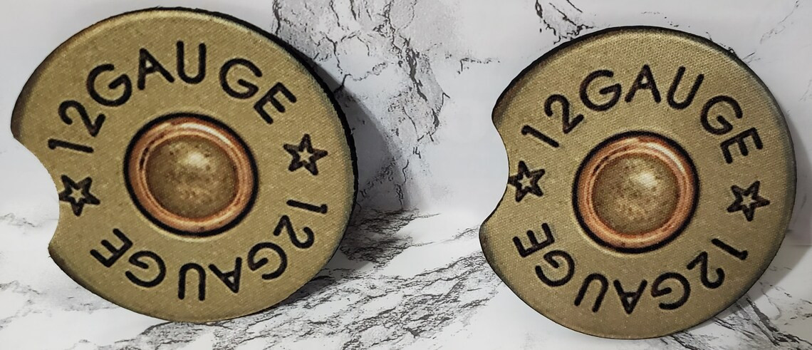 Set of 2 SCENTED Car Coasters, Ammo Car Coaster