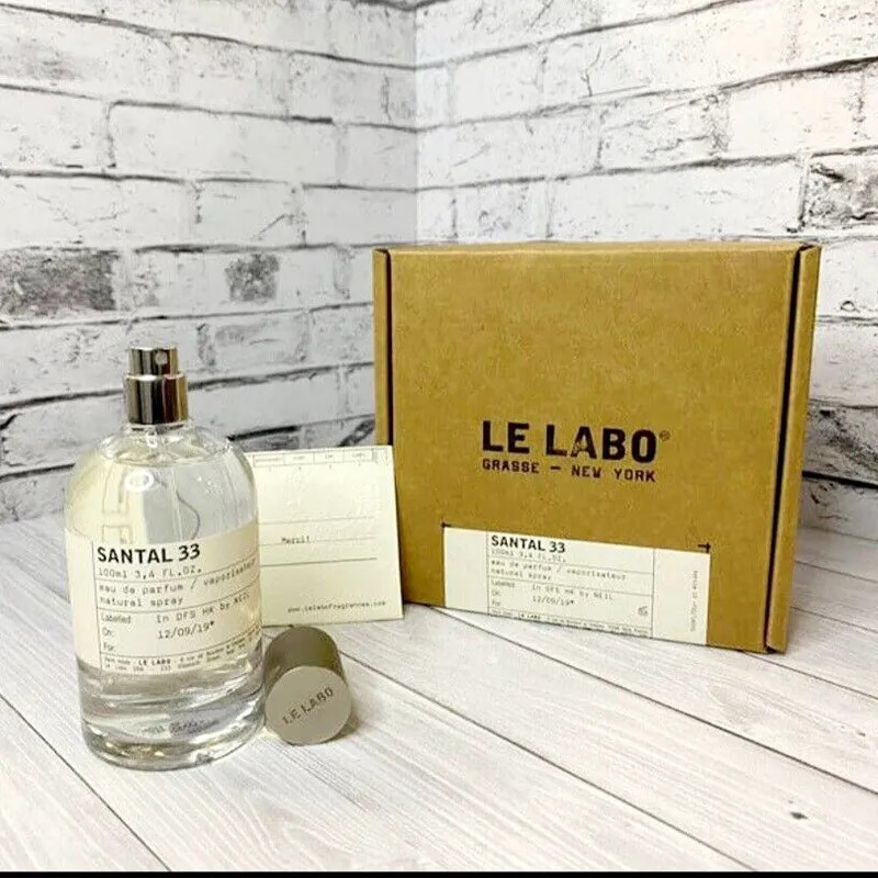 Le Labo 3.4 Oz / 100 ML Santal 33 by Le Labo for Unisex Eau de Parfum Spray New With Box